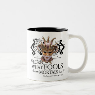 Midsummer Night's Dream Quote Two-Tone Coffee Mug