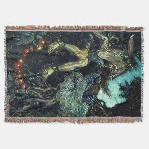 Midsummer Night's Dream Throw Blanket