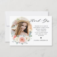 Midsummer Peach Pastel Pink Floral Bridal Shower