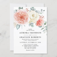 Midsummer Peach Pastel Pink Floral Wedding