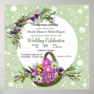 Midsummer Spring flower Poster