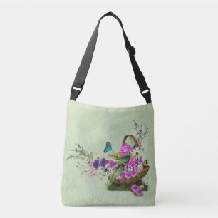 Midsummer Spring Flowers Crossbody Bag