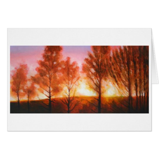 Midsummer Sunset Card