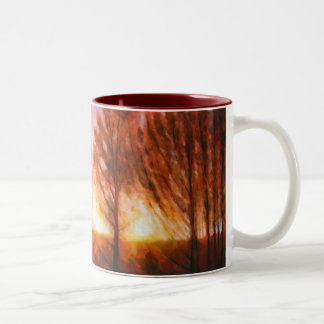 Midsummer Sunset Two-Tone Coffee Mug
