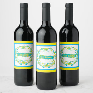 Midsummer symbol sweden wine label