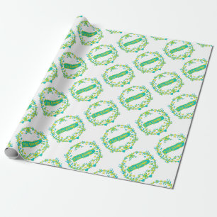 Midsummer symbol sweden wrapping paper