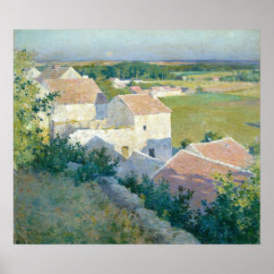 Midsummer Twilight W. L. Metcalf Fine Art Poster