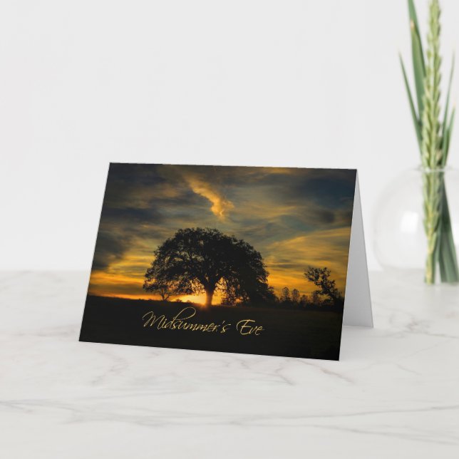 Midsummer's Eve Summer Solstice Cards (Front)