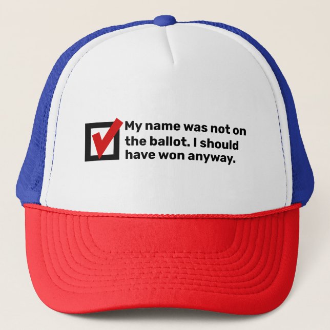 Midterm Election Humour 2022  Trucker Hat (Front)