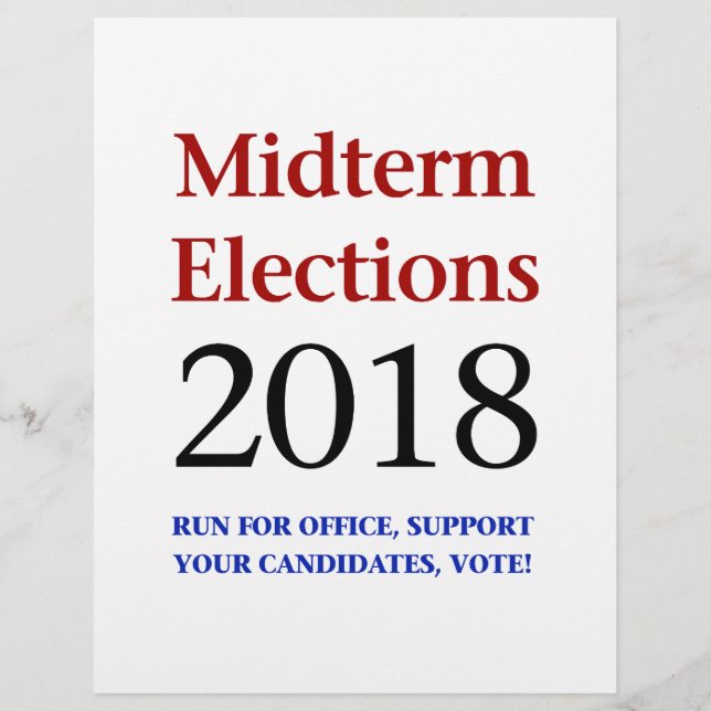 Midterm Elections 2018 (Front)