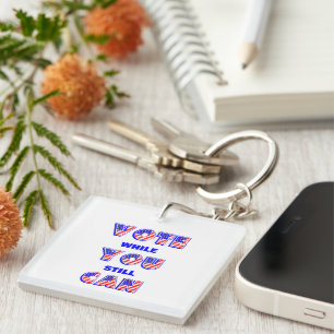 Midterms 2026 Voting Key Ring