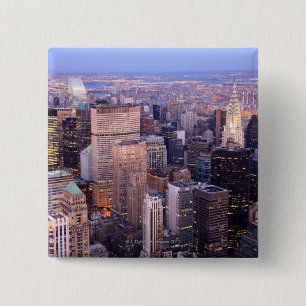 Midtown and Upper East Side 15 Cm Square Badge