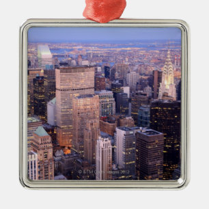 Midtown and Upper East Side Metal Tree Decoration