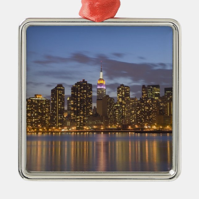 Midtown Manhattan Metal Tree Decoration (Front)