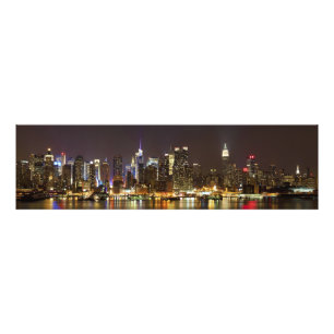 Midtown Manhattan seen from Weehawken New Jersey Photo Print