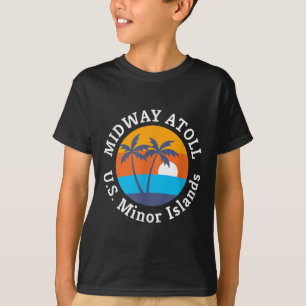 Midway Atoll Beach U.s. Minor Islands Summer Vacat T-Shirt