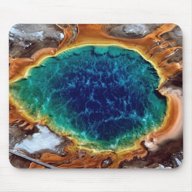 Midway Geyser, Yellowstone, Wyoming Mouse Mat (Front)