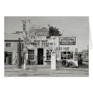 Midway Service Station, 1939
