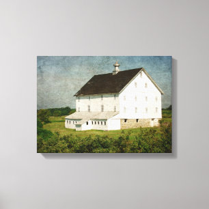 Midway Stock Farm Barn Canvas Print