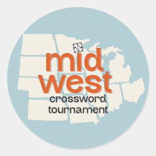 Midwest Crossword Tournament Stickers