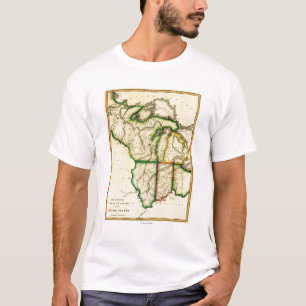 Midwest in the United StatesPanoramic Map T-Shirt