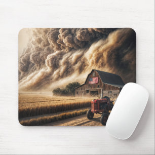 Midwest Plains Farm In a Dust Storm Mouse Mat