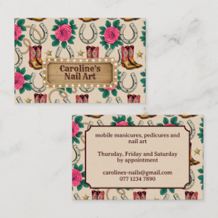 Midwest Princess nails / hair / beauty / fashion Business Card