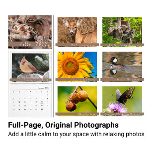 Midwestern Backyard Nature Photography Calendar