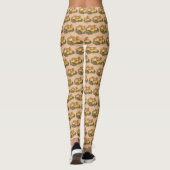 Midwestern Tater Tot Hotdish Casserole Minnesota Leggings (Back)