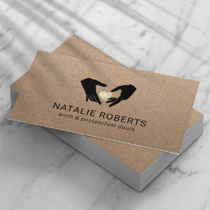 Midwife Birth & Postpartum Doula Service Business Card