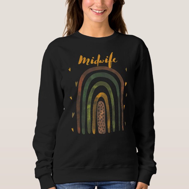 Midwife Birth Worker Sweatshirt (Front)