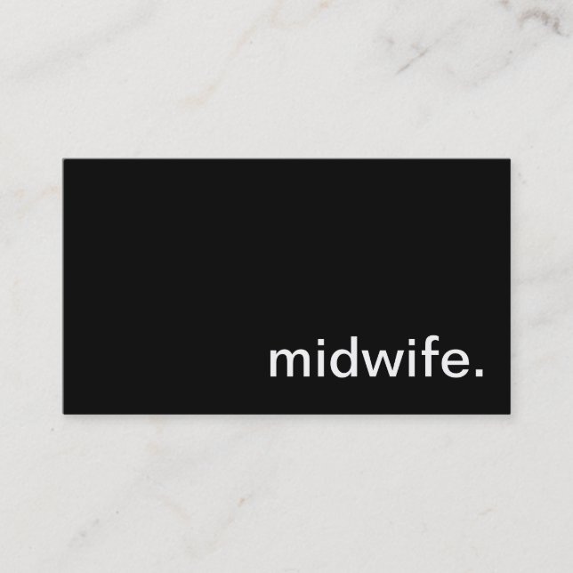 Midwife Business Card (Front)