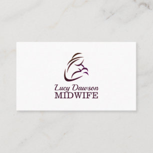Midwife Caregiving Nurse Nursing Health Care Business Card