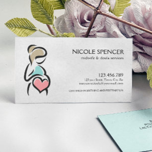 Midwife Doula Birth Coach Lactation Consultant Business Card