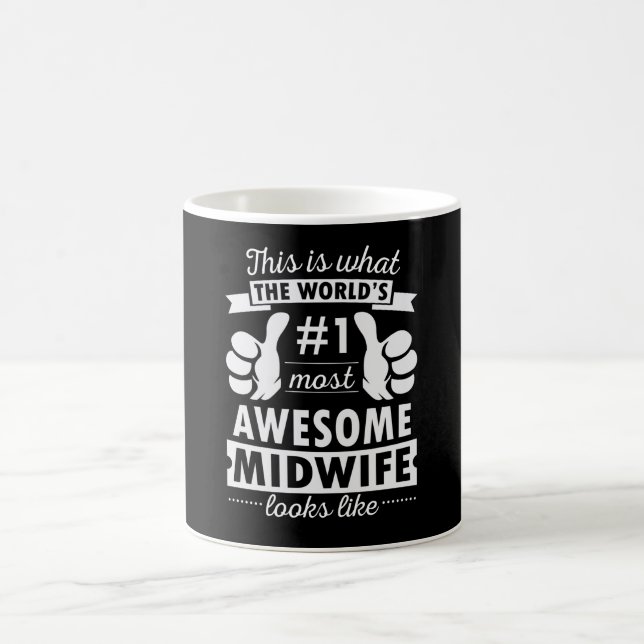 Midwife Doula Birth Companion Thank You Gift Coffee Mug (Center)