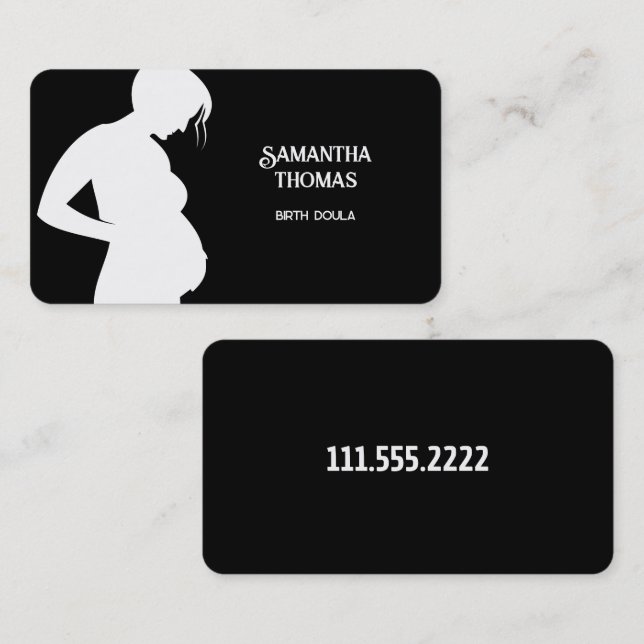 Midwife Doula Lactation Business Card (Front/Back)