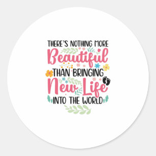 Midwife Midwives Doula Obstetrician Midwifery Job Classic Round Sticker