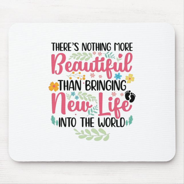 Midwife Midwives Doula Obstetrician Midwifery Job Mouse Mat (Front)