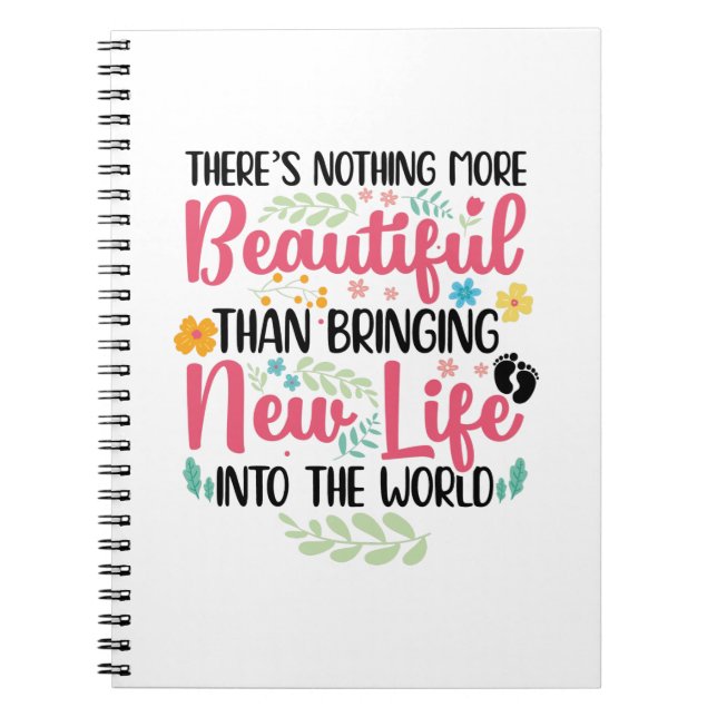 Midwife Midwives Doula Obstetrician Midwifery Job Notebook (Front)