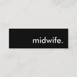 midwife. mini business card