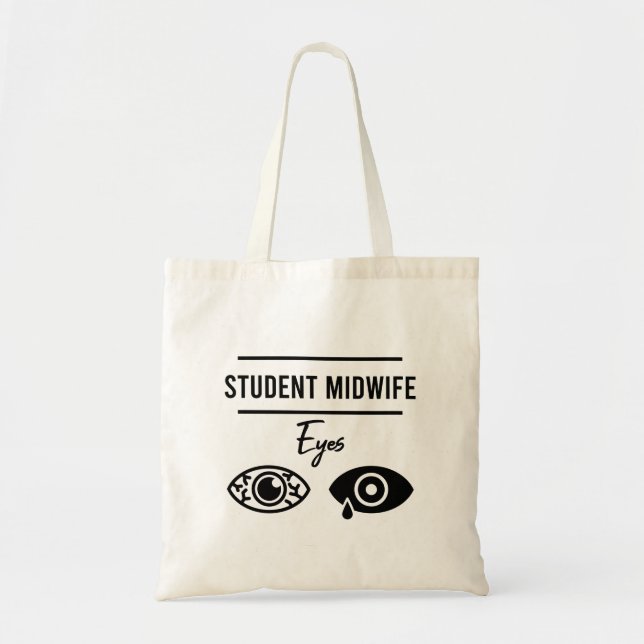 Midwife Nurse Costume Midwifery Funny Gift Tote Bag (Front)