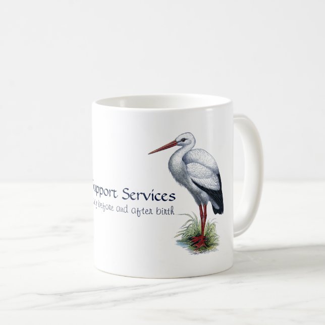 Midwife Or Doula Business Promotion Mug (Front Right)