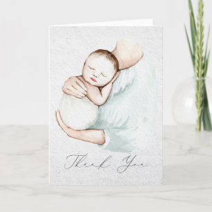 Midwife or Doula Watercolor Thank You Message Card
