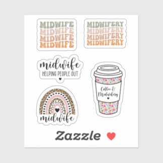 Midwife Sticker Pack, Midwifery, Midwife Gift