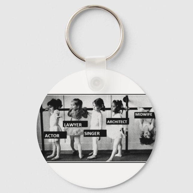 midwives are different key ring (Front)