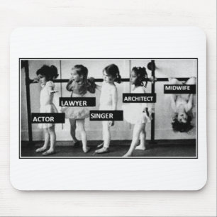 midwives are different mouse mat