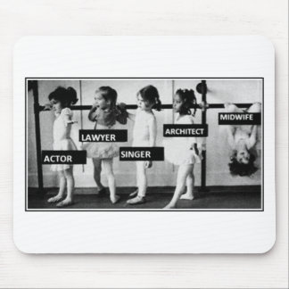 midwives are different mouse mat