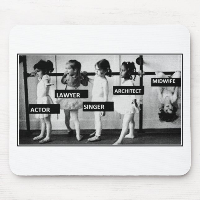 midwives are different mouse mat (Front)