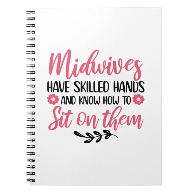 Midwives Midwife Obstetrician Maternity Nurse Baby Notebook (Front)