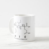 Mie peptide name mug (Front Left)